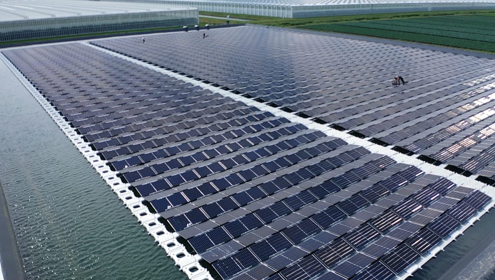 Schwimmendes Solarkraftwerk