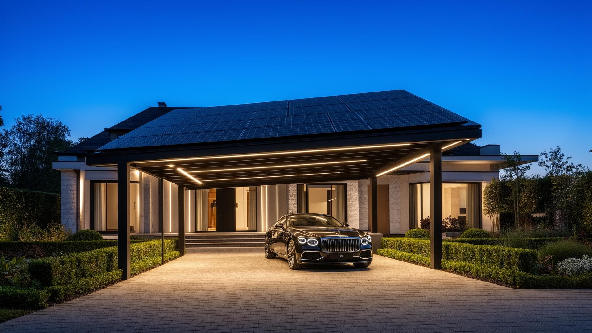 EverKinetiq luxe solar carport | EverKinetiq Belgium